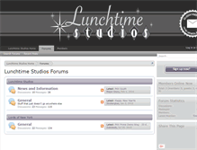 Tablet Screenshot of forums.lunchtimestudios.com